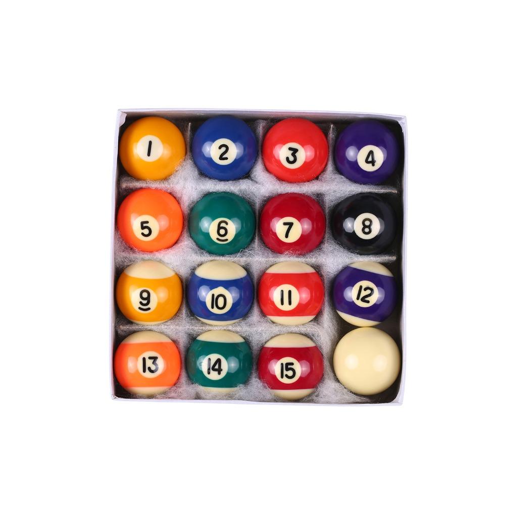 Материал смолы Детские бильярдные шары Настольные шары Мини-мяч для пула Маленькие шары для пула Игровые комнаты