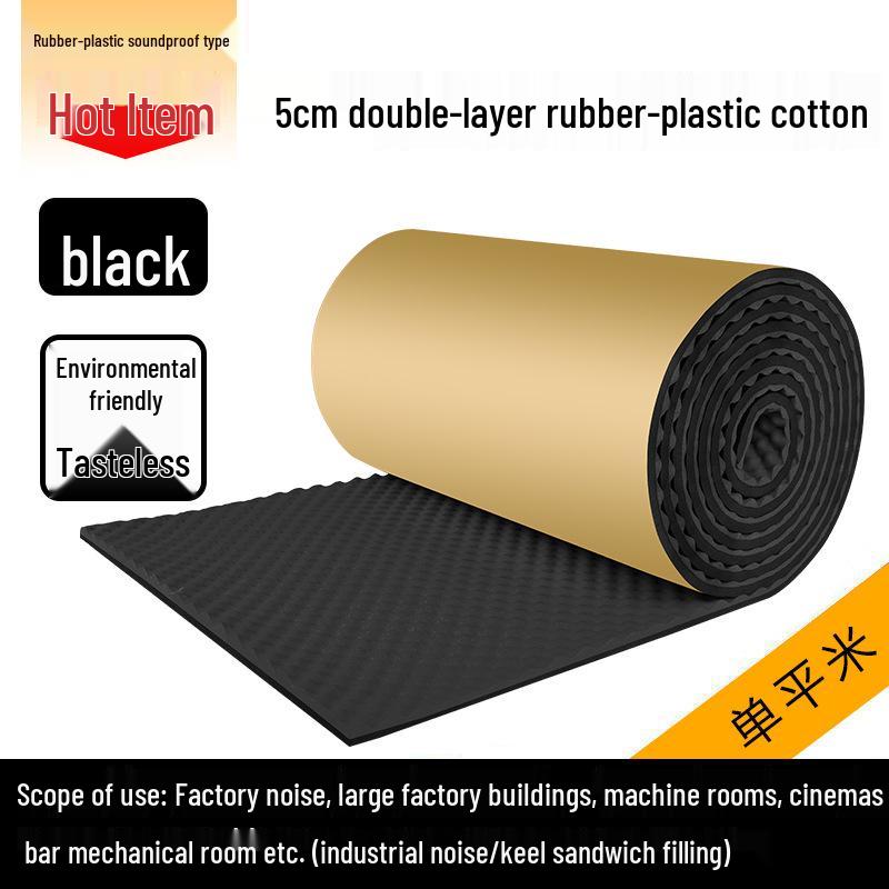 Самоклеящаяся звукоизоляционная панель с огнезащитой - Снижение и поглощение шума