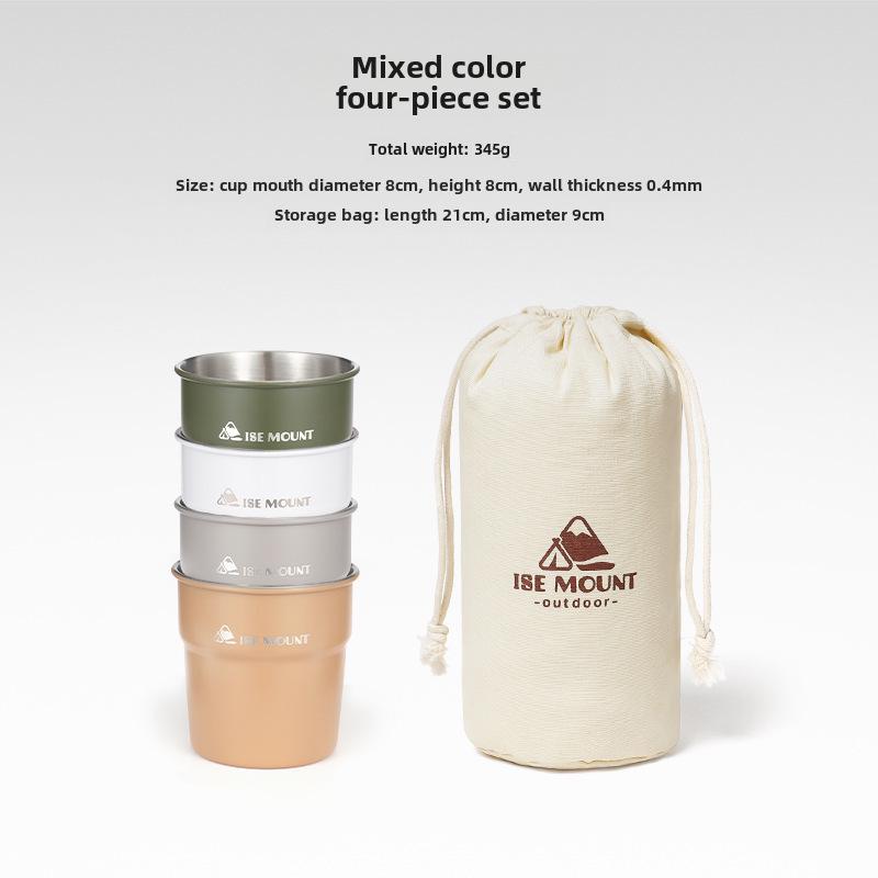 Многоцелевая кружка из нержавеющей стали для кемпинга, пива, кофе, воды и напитков