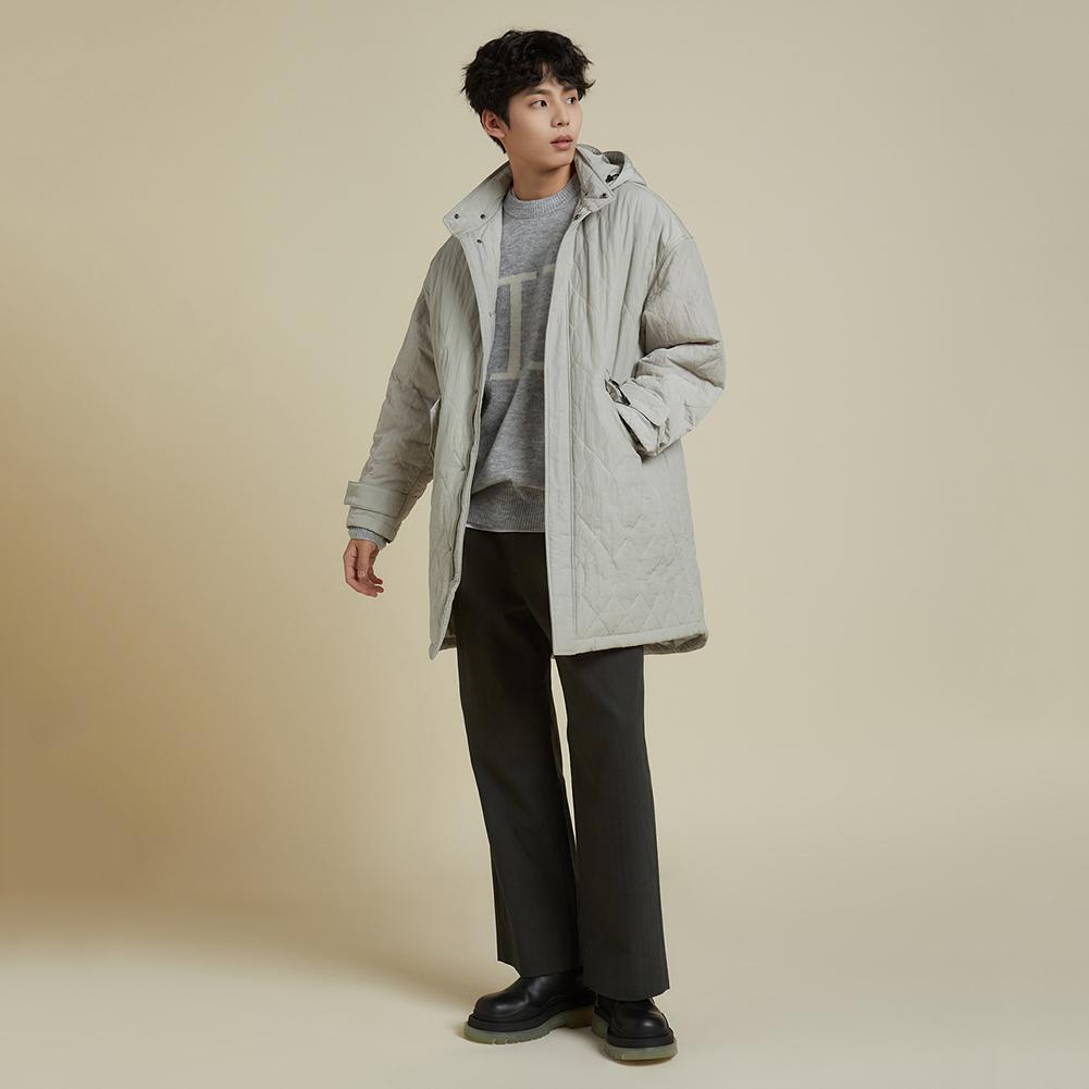 T.I For Men [Plads7] Стеганый длинный джемпер в форме банки [Extend]_M228Cjp406M