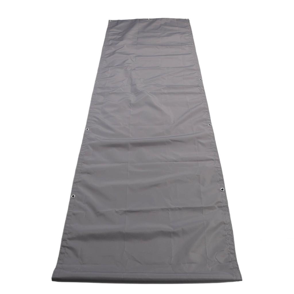 Screen Fence Balcony Polyester Waterproof Barrier Garden Yard Gray UV Resistant Privacy Shade Net 75 X 500cm