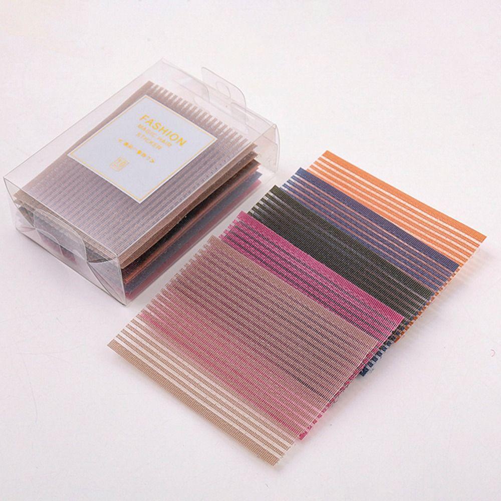 10Pcs/Set Hair Accessories Bangs Magic Paste Hair Fringe Hair Tape Clip Bangs Puffy Hair Sticker