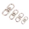 1Pc M4 M5 M6 M8 Rotating Universal Ring 8 Shape Unloading Shackle Wire Rope Lock Chain Connecting Buckle 304 Stainless Steel