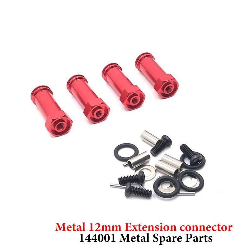 WLtoys 1/14 Red 144001 144010 144002 124017 124019 RC Car Metal Upgrade Parts Collection Car Accessories Rc Crawler Parts