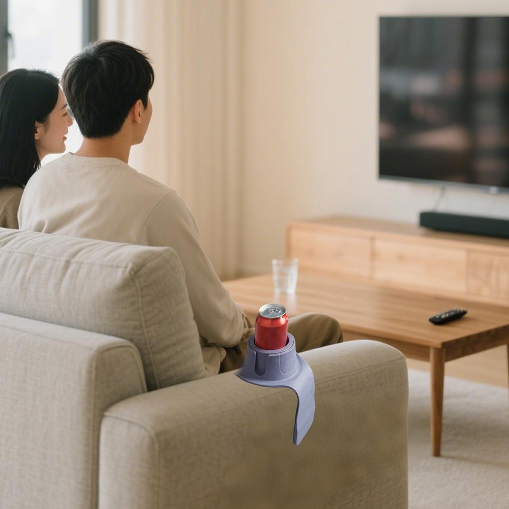 Подставка для чашки с противоскользящим покрытием для дивана, Поднос для напитков, Позволяет вам наслаждаться напитками на диване или на широком подлокотнике, похожем на диванный.