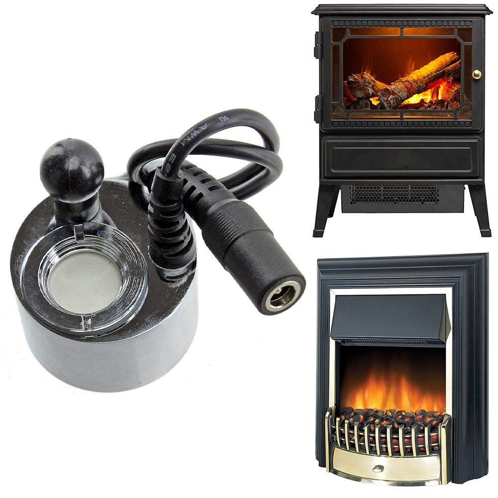 For Optimyst Heater Compatible Electric Fire Transducer Glass Disk M011B Replacement Part for Multiple Series Units