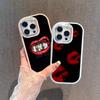 LZ19 Lips Kiss Art Soft Phone Case for Samsung S24 Ultra S23 Plus S21 FE A16 A54 A34 A05s A06 Infinix Hot 40 30i Lens Protection Shockproof Cover