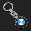 Эмалированный Двусторонний Для Автомобильного Логотипа BMW Металлический Брелок Пара Кольцо для Ключей Автомобиля Подвеска Декорация