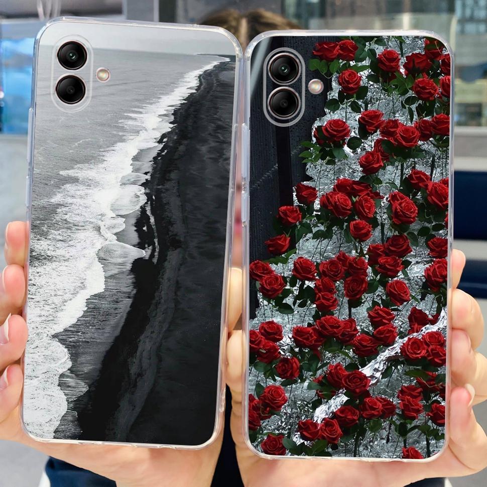 For Samsung Galaxy A04 Case A04e Cute Fashion Back Cover Soft Silicone Case For Samsung A 04 Galaxy A04e A04 Fundas Coque