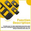 4pcs Carbon Fiber Door Window Lift Switch Panel Cover Trim For 2015-20 Ford F150