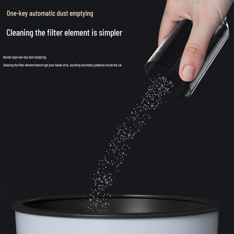 Мощный беспроводной ручной автомобильный пылесос – Сильное всасывание, Перезаряжаемый, для использования в салоне автомобиля и дома