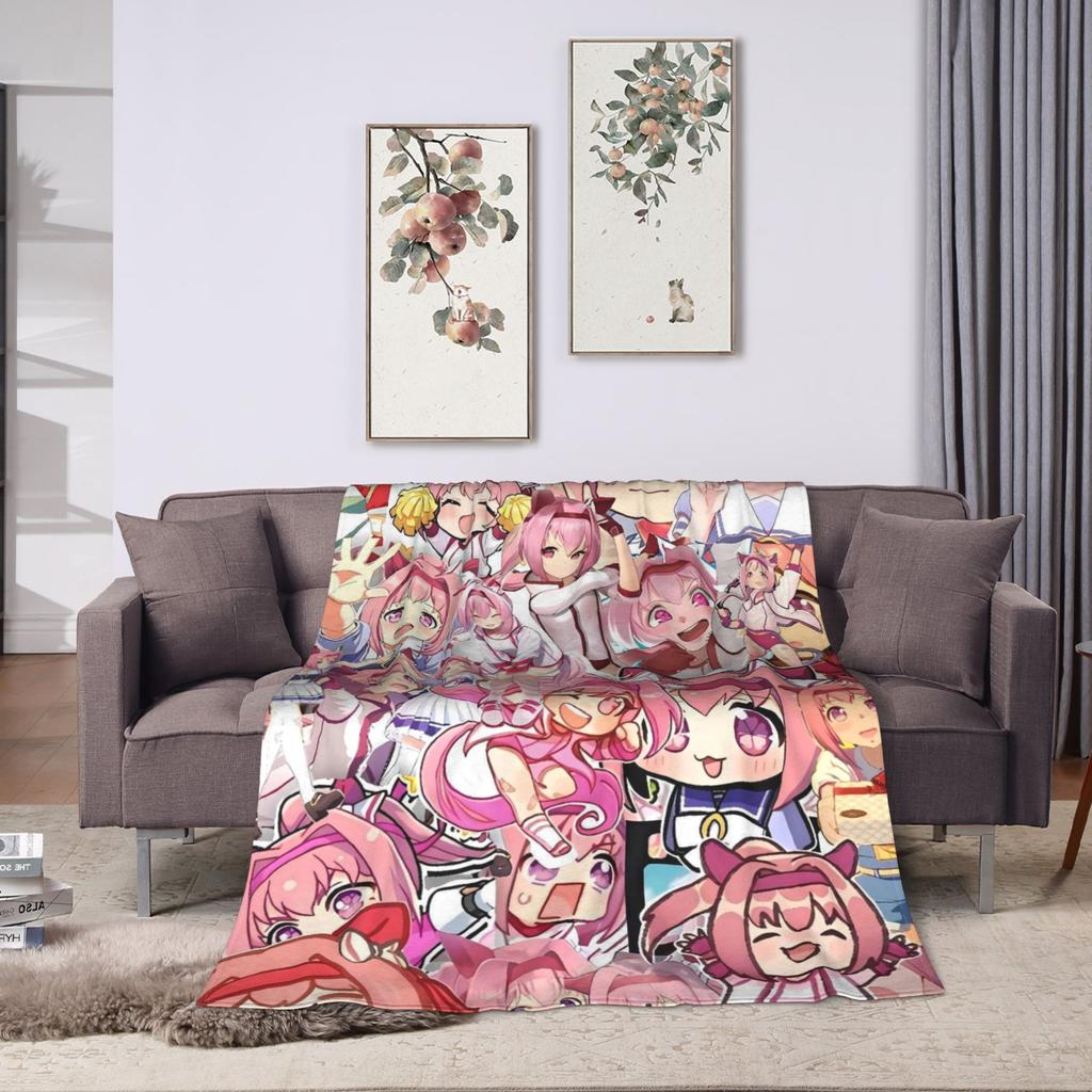 Умамусуме Претти Дерби Хару Урара Теплое Мягкое Одеяло Самолет Путешествие Плюшевое Плед Одеяло Спальня Фланелевое Покрывало Диван Кровать Покрывало
