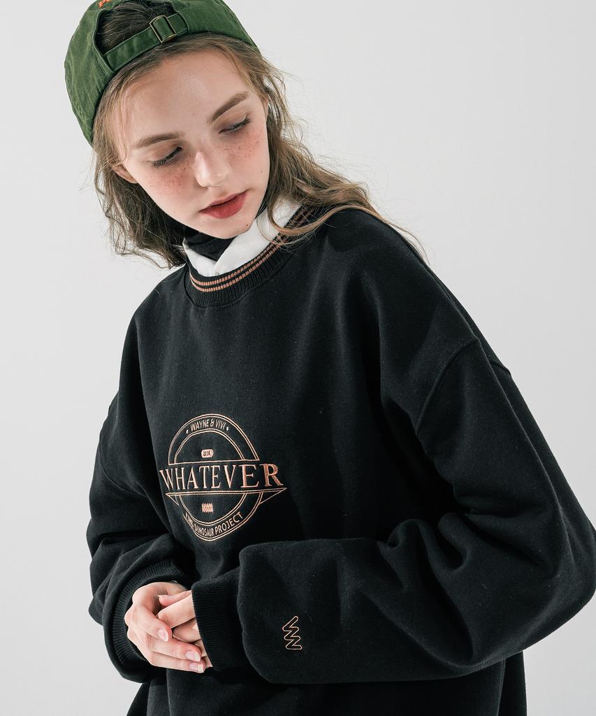 WV PROJECT Lapra Sweatshirt Black Mjmt7534