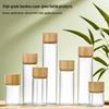 Borosilicate Bottle with Bamboo Cap for Health Products (1g/2g) – 22mm Screw Mouth, Suitable for Dendrobium/Freeze-Dried Powder and Solvents.