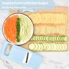 5 In 1 Multi-Functional Vegetable Chopper Onion Chopper Food Chopper Kitchen Slicer Cutter