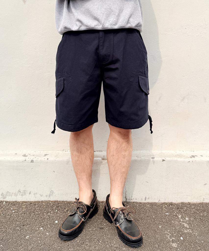 YOUNEEDGARMENTS Oxford Surplus Cargo Shorts (Navy)