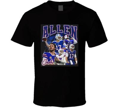 Футболка Josh Allen 100% Хлопок Мужская Женская Футболки Топ