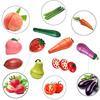 CARLORBO Toy Play House Fresh Vegetables Fruits Wooden Magnetic Fruit Vegetable Set Montessori Toy In Wooden Box & Cut! & Children's