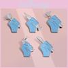 Unique Blue Medical Syringe Pin Badge Creative Cartoon Design For Doctors And Nurses