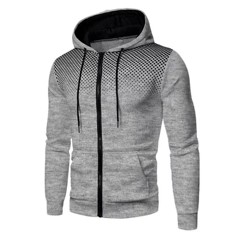 Men's Casual Zipper Sports Sweatshirt - Autumn/Winter Edition