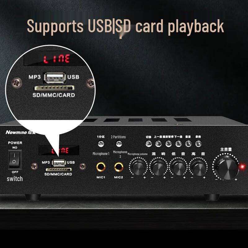 Bluetooth-усилитель Newmine R1 с постоянным напряжением и импедансом