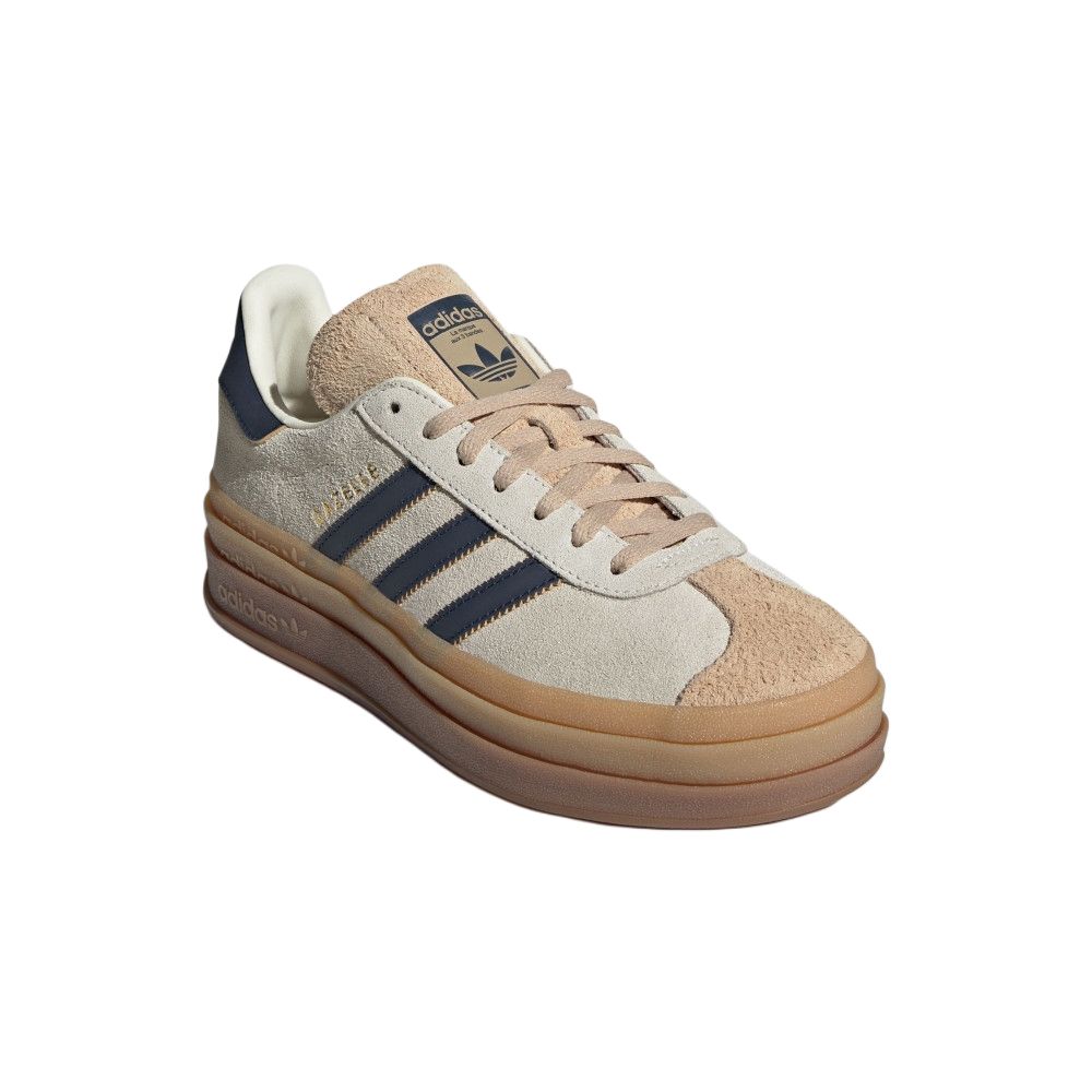 Gazelle Wmns Adidas Originals Bold 'Кремовый Темно-синий' Женские JQ5126
