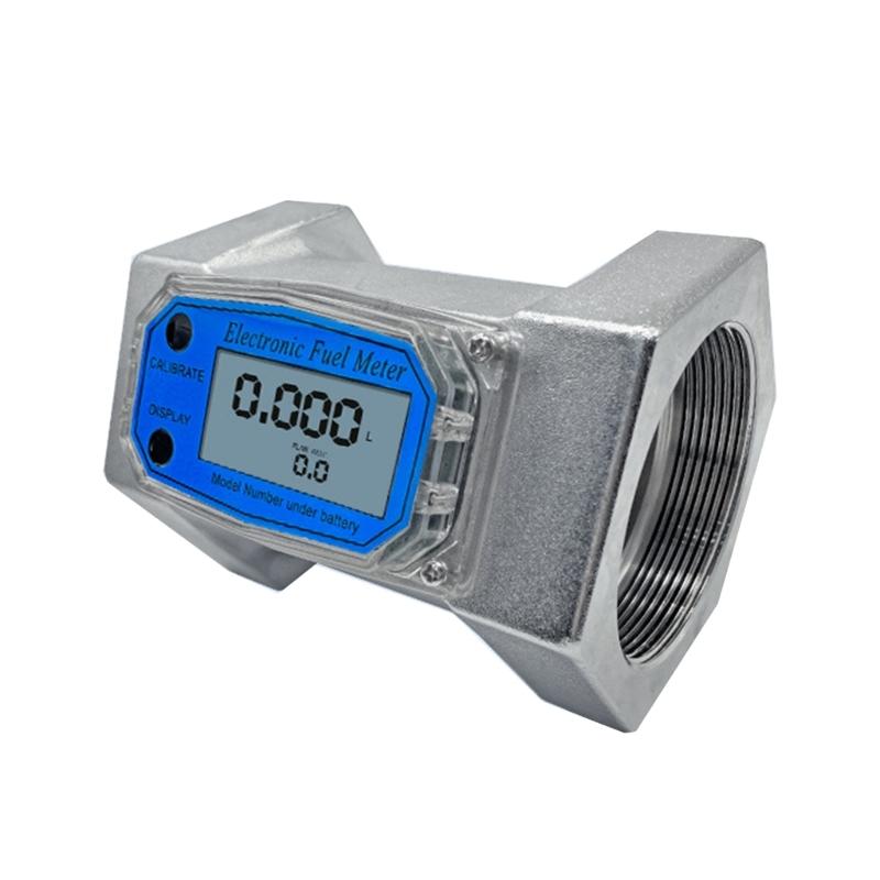 Digital Liquid Flow Meter 1in/2in/2.5in/3in Electronic Water Flow Meter Flowmeter with LCD Display A0KF