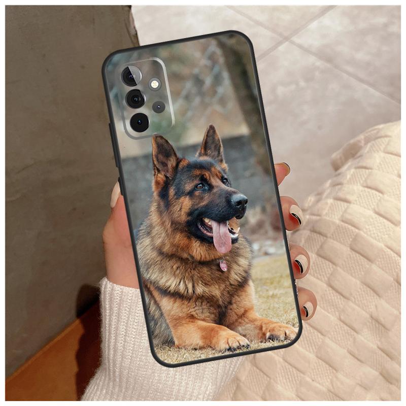 Немецкая овчарка Для Samsung Galaxy A36 A56 A16 A26 A06 A52 A53 A33 A13 A34 A54 A14 A15 A35 A55 A22 A32 Чехол