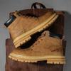 Летняя мода Мужские ботильоны Удобные ботинки на платформе Кожаные ботинки Мужские Нескользящие рабочие ботинки для мужчин Мотоциклетные ботинки с высоким голенищем