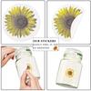 1000pcs 1" Sunflower Stickers, Summer Sunflower Labels With 8 Sunflower Patterns Adhesive Sunflower