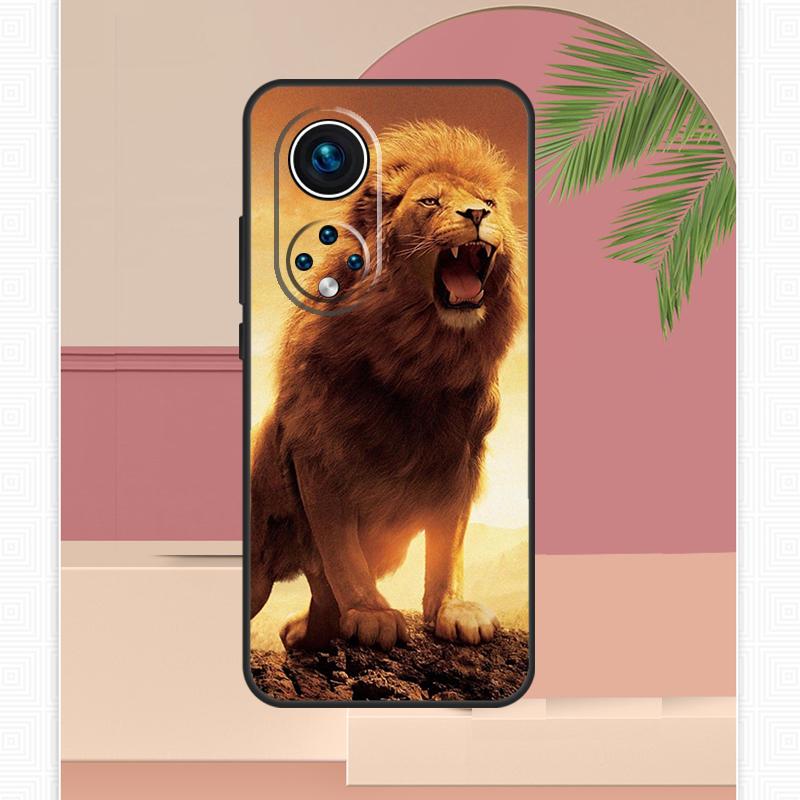 Чехол 'Рычащий Лев' для Honor Magic 7 Lite 5 6 8 Pro Honor 200 400 X9c X9b X9a X8b X8a X8c 50 70 90