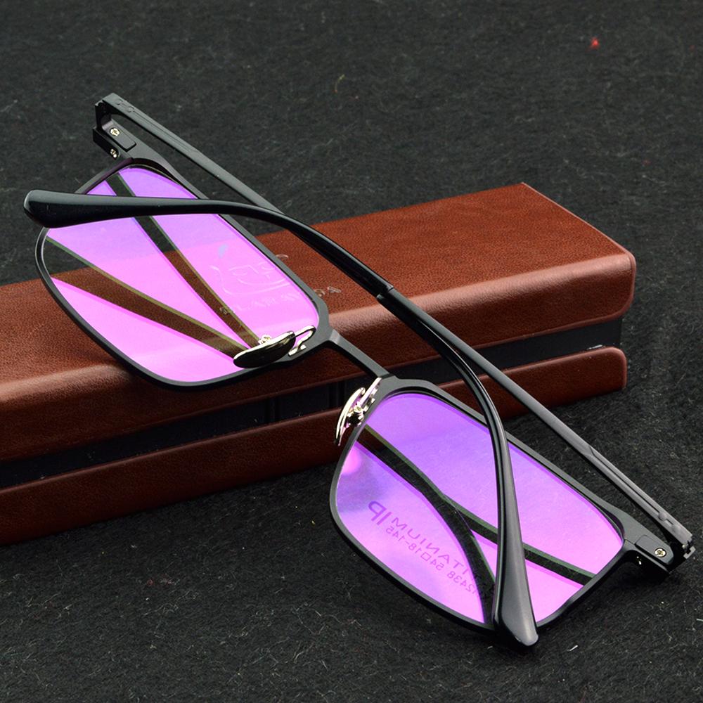 Clara Vida Pure Titanium Super Light Business Genius Only Oversized Conference Style Eye Glasses Frame Masculine Designer Wear