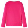 Kids' Long-sleeved T-shirt Bright Pink 92/104/116/128/140