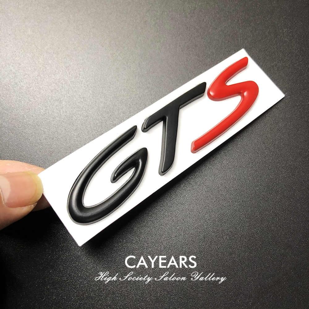 Cayears GTS GT1234 RS Пластик ABS Наклейка Значок Декали Гоночная Эмблема Подходит После 2012 Для Porsche Авто Автомобиль Кузов Задняя Крышка Багажника