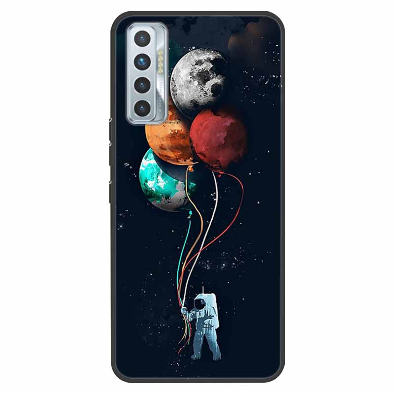 Чехол для Tecno Camon 17P, противоударный, из мягкого силикона TPU, задняя крышка для Tecno Camon 17P 2021, чехлы для телефона Camon17P CG7, милый мультяшный