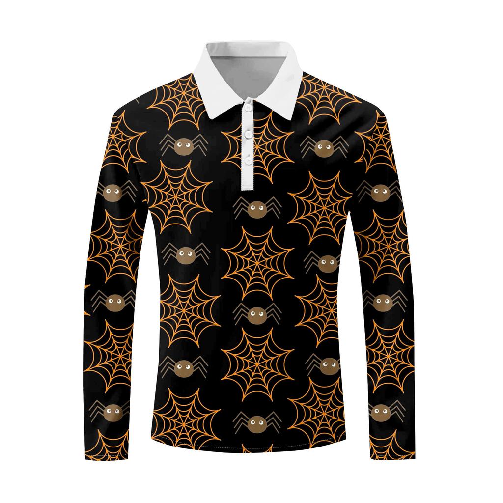 Мужская рубашка с длинными рукавами и воротником на пуговицах, модный повседневный топ