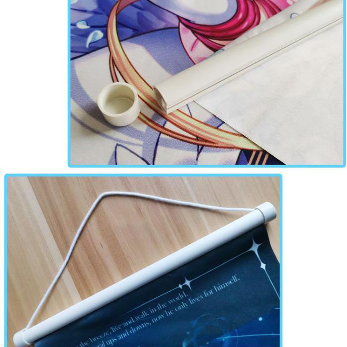 Anime One Piece Scroll Canvas Painting Zoro Sanji Luffy Home Decor Wall Hanging Ace Nami Hancock Poster Wall Art Room Decor