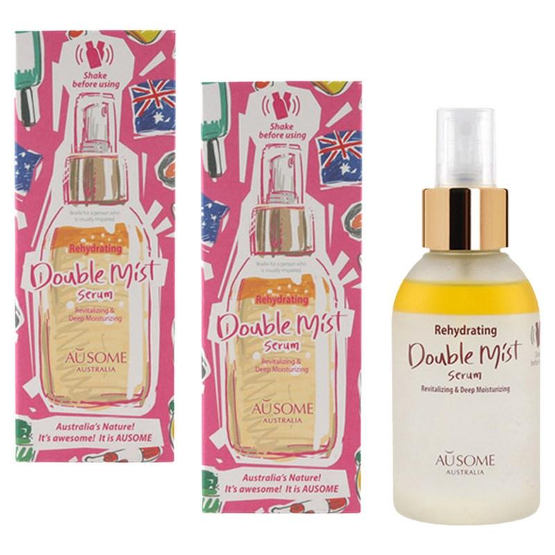 Ausome Rehydrating Double Mist Serum, 120ml, 2 pcs