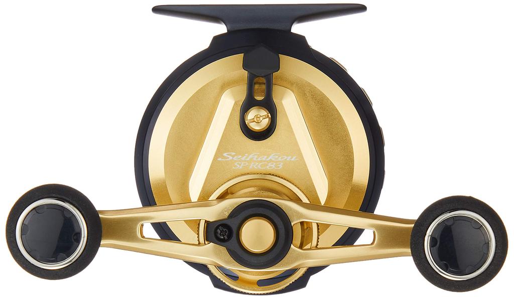 Shimano Black Sea Bream Chinu Seihakou SP RC83 for Raft Fishing Reel, 19, Gold, Left,