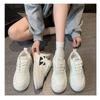 Summer White Shoes for Women Korean Version of Students Heightening Breathable Sports Bread Shoes Trendy Casual Sports Shoes