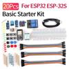 Набор для проектного обучения для ESP32 ESP-32S WIFI I OT Плата для разработки Обучение Базовый стартовый набор с коробкой для хранения Датчик движения PIR