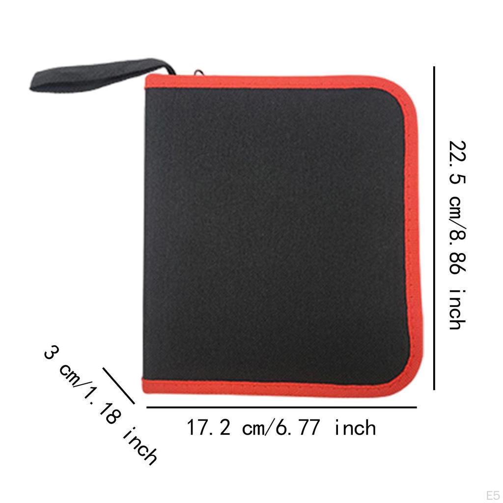 Сумка для хранения бит, органайзер, держатель для руки с застежкой-молнией, переноска, маленькая сумка для инструментов для отвертки