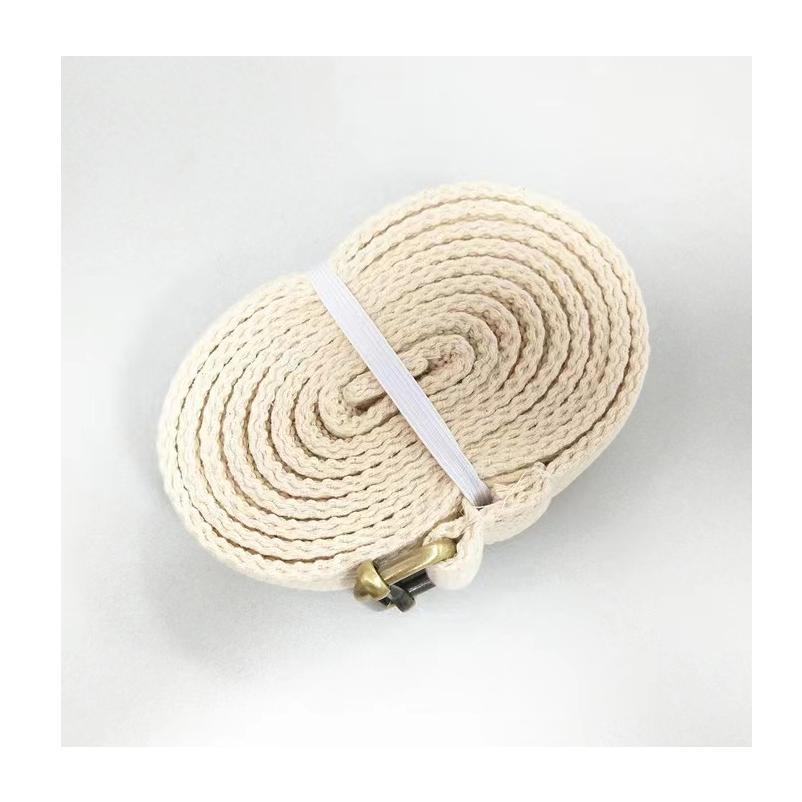 Custom logo Fitness Natural Hemp Cotton Organic Eco Friendly Yoga Straps with Belt