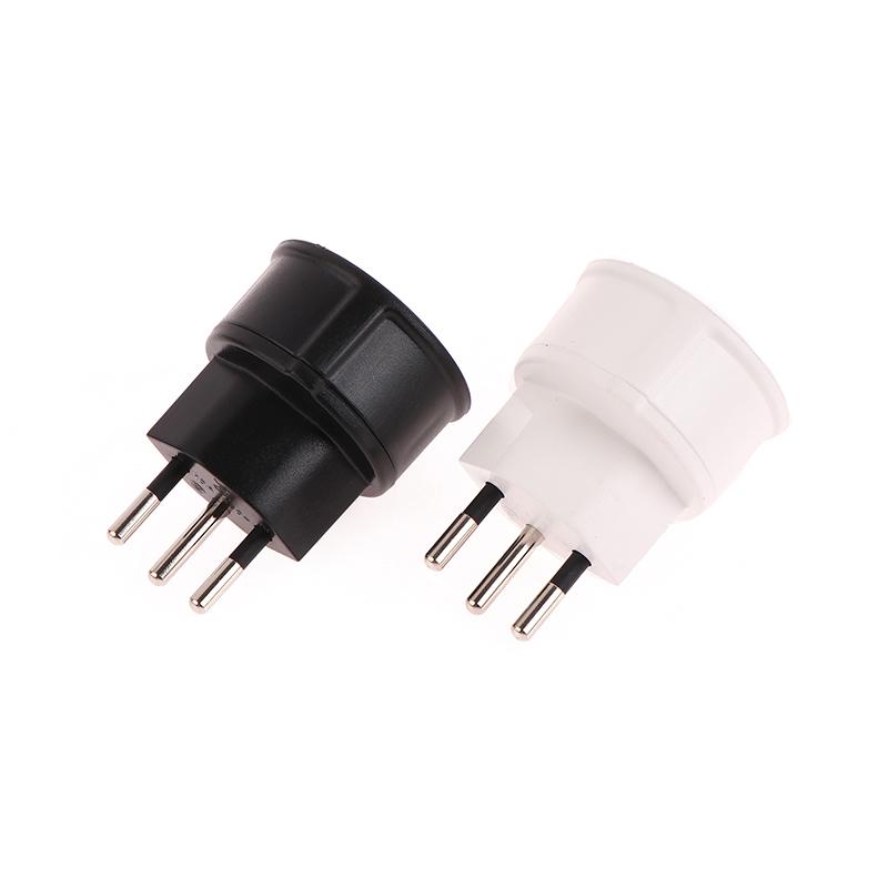 1Pc European France To Swiss Plugs Travel Adapter 3 Pin Plug 10A 250V Power Plug EU To Switzerland Electrical Plug Socket