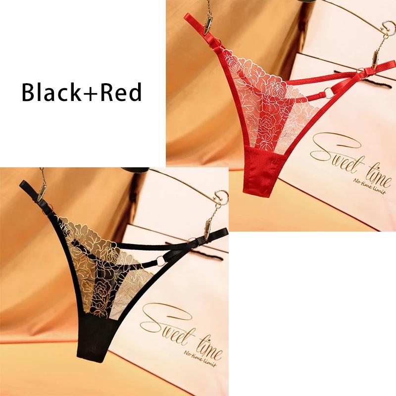 Dulasi Модные брюки-стринги с вырезом на талии и изысканной вышивкой, регулируемый пояс для женского нижнего белья 2271