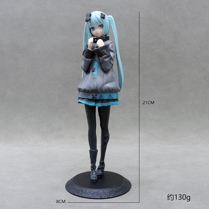 Hatsune Miku New In Stock In A World With Closed Windows Collectible Anime Action Kwaii Miku Figures Model Toys Christmas Gifts