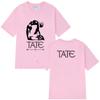 Summer Hot Sale Singer Tate McRae Tour 2026 Print T Shirt Men Women Hip Hop Streetwear T-shirt Print Crew Neck Casual T Shirt