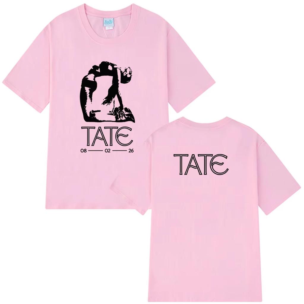 Summer Hot Sale Singer Tate McRae Tour 2026 Print T Shirt Men Women Hip Hop Streetwear T-shirt Print Crew Neck Casual T Shirt