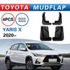 Toyota Yaris X 2020-2023 Брызговики для Автомобилей - Внешняя Торговля Трансграничная