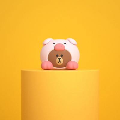 Мини-фигурка Line Friends Car, 1 шт., коричневый поросенок